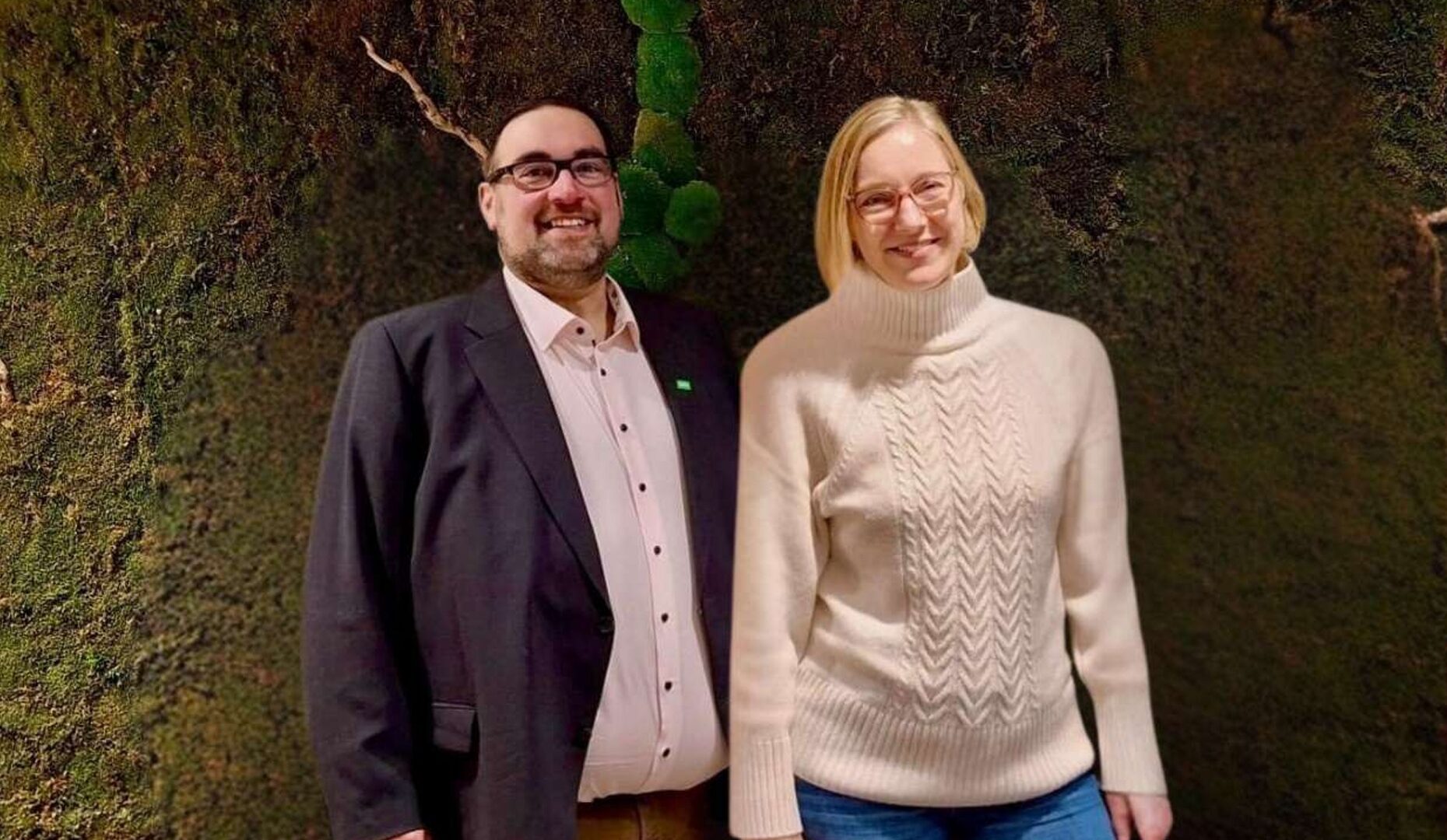 Fractie D66 Son en Breugel vlnr Bas Henrichs Fractievoorzitter Collinda Verhoeve Raadslid