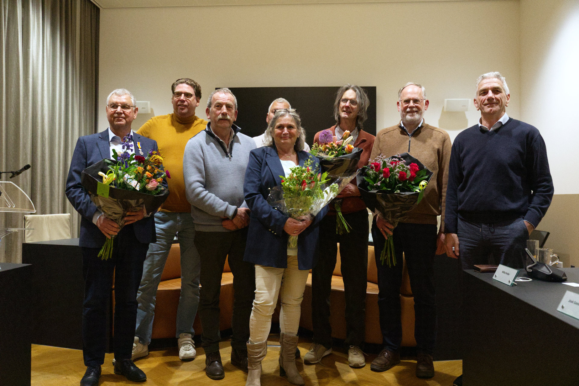 Gemeenteraad neemt afscheid van negen raadsleden