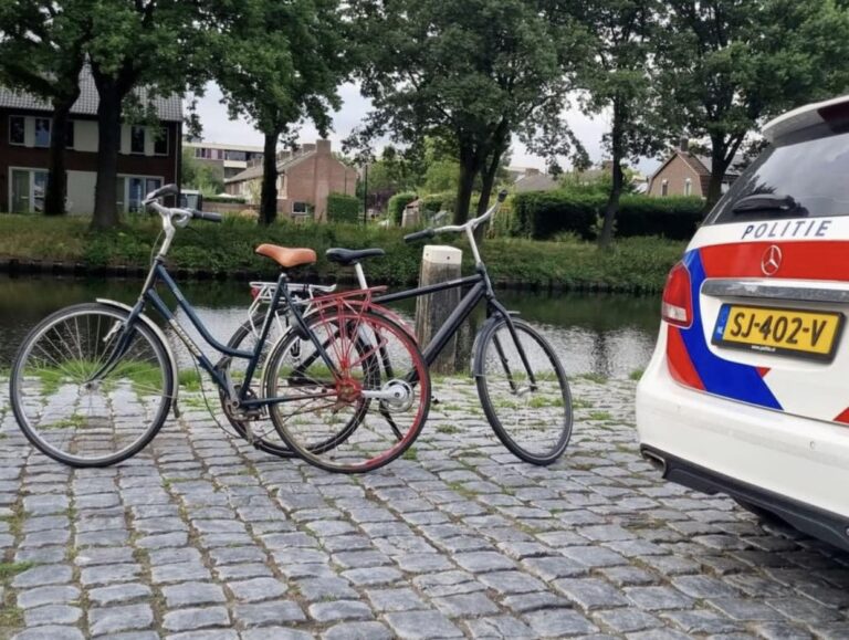 Fietsen van de brugspringers